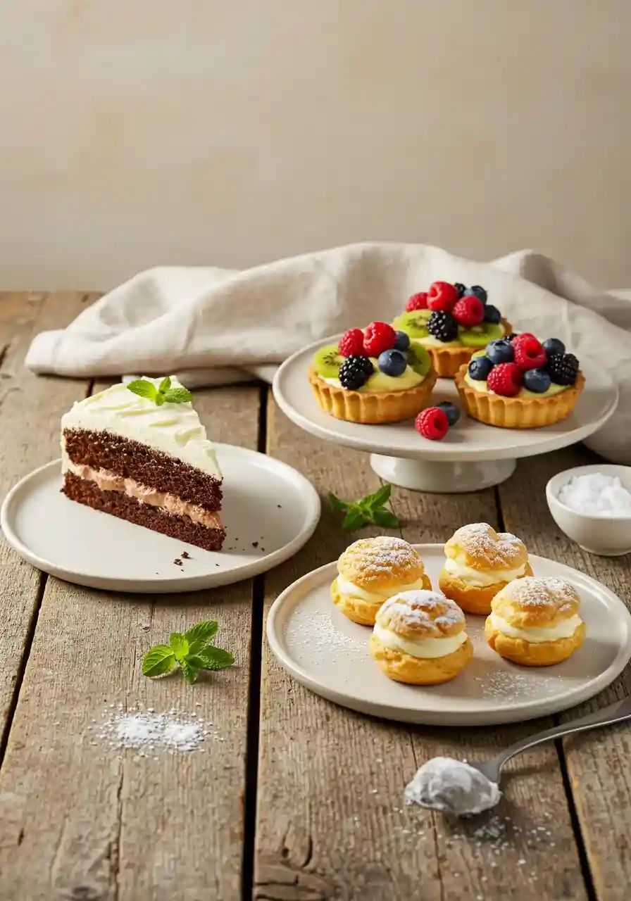 Irresistible desserts and sweet treats for any time of day.