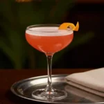 El Presidente Cocktail Recipe: 2-Step Irresistible Classic 2 El Presidente cocktail served on tray with orange twist