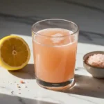 Pink Salt Weight Loss: 3 Irresistible Detox Benefits 2 Pink salt weight loss drink with lemon and salt