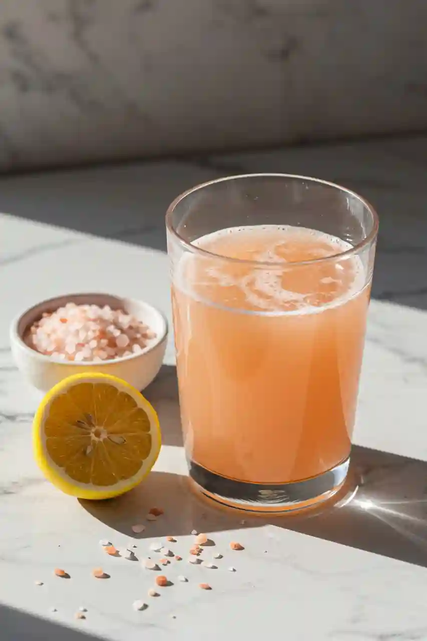 pink-salt-weight-loss-drink-served.webP Pink salt detox drink served with lemon and salt