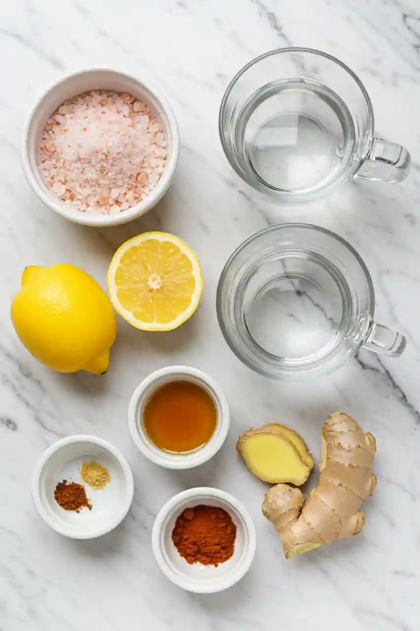 pink-salt-weight-loss-ingredients-flatlay.webP Ingredients for pink salt weight loss drink