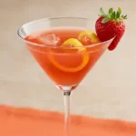 Strawberry Spritz Cocktail Recipe – 5 Minute Magic Sip 2 Strawberry Spritz cocktail recipe served in martini glass