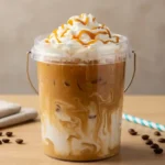 TikTok Coffee Bucket Recipe: 5 Irresistible Twists 2 TikTok Coffee Bucket Recipe with whipped cream