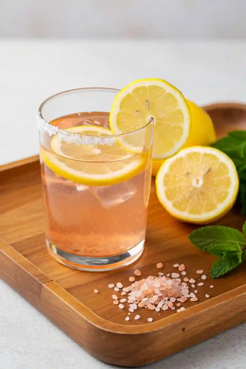 Pink Salt Recipe Ingredients Proven Guide 2025 4 Finished pink salt recipe ingredients drink served with lemon and mint